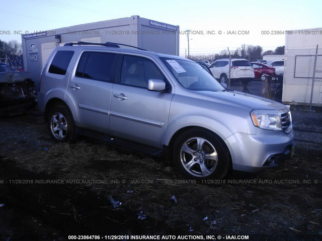 5FNYF4H71CB024064 - 2012 HONDA PILOT EXLN SILVER photo 1