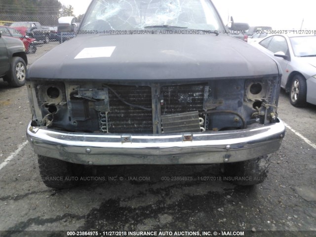 1B7GG23YXTS503762 - 1996 DODGE DAKOTA BLACK photo 6