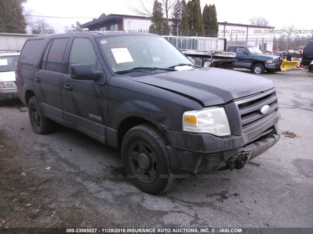 1FMFU16507LA62719 - 2007 FORD EXPEDITION XLT BLACK photo 1