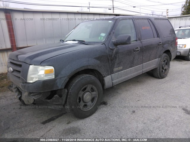 1FMFU16507LA62719 - 2007 FORD EXPEDITION XLT BLACK photo 2