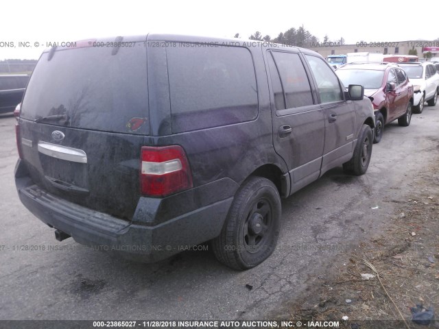 1FMFU16507LA62719 - 2007 FORD EXPEDITION XLT BLACK photo 4