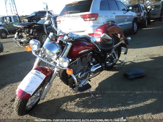 1HFSC52054A106525 - 2004 HONDA VT1300 S RED photo 2