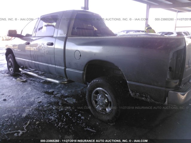 3D7KS29C96G160187 - 2006 DODGE RAM 2500 GRAY photo 3