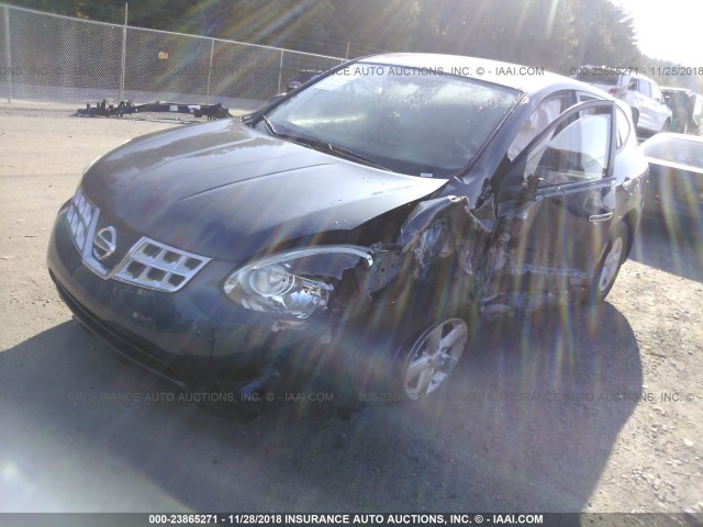 JN8AS5MT0DW552525 - 2013 NISSAN ROGUE S/SV BLUE photo 6