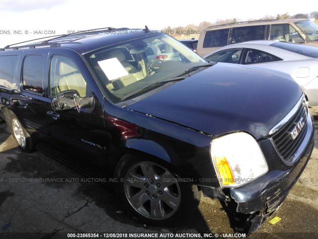 1GKFK16357J362166 - 2007 GMC YUKON XL K1500 BLUE photo 1