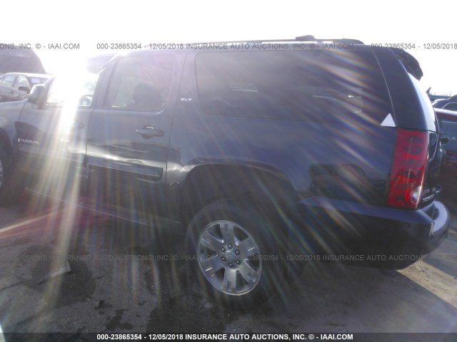 1GKFK16357J362166 - 2007 GMC YUKON XL K1500 BLUE photo 3