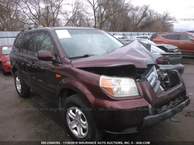 5FNYF18278B054986 - 2008 HONDA PILOT VP MAROON photo 1