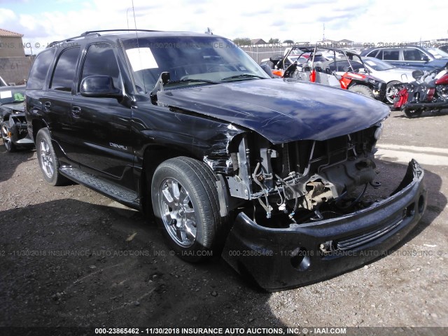 1GKEK63U26J162768 - 2006 GMC YUKON DENALI BLACK photo 1