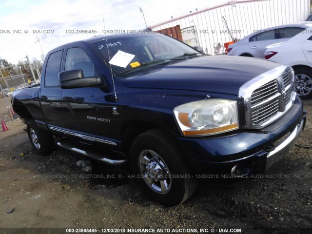 3D7LL38C56G292064 - 2006 DODGE RAM 3500 ST/SLT BLUE photo 1