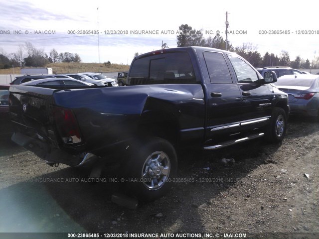 3D7LL38C56G292064 - 2006 DODGE RAM 3500 ST/SLT BLUE photo 4