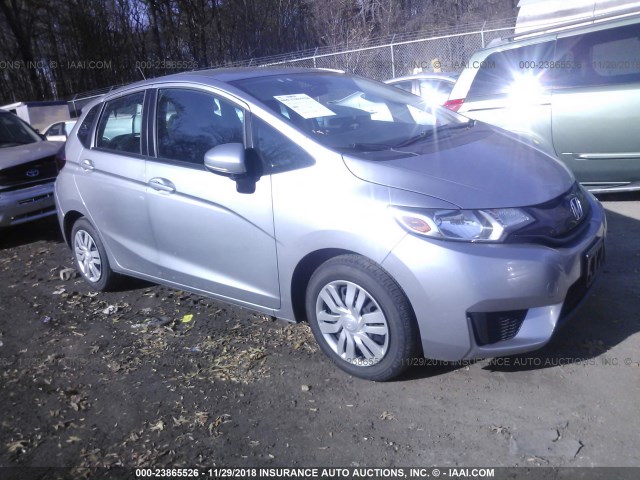 3HGGK5H53HM703933 - 2017 HONDA FIT LX SILVER photo 1