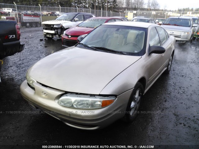 1G3NL52E03C246035 - 2003 OLDSMOBILE ALERO GL BEIGE photo 2