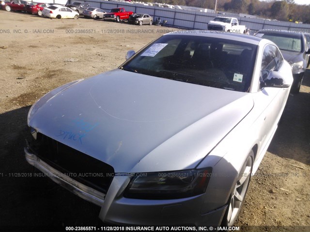 WAUDK78T69A020230 - 2009 AUDI A5 QUATTRO SILVER photo 2