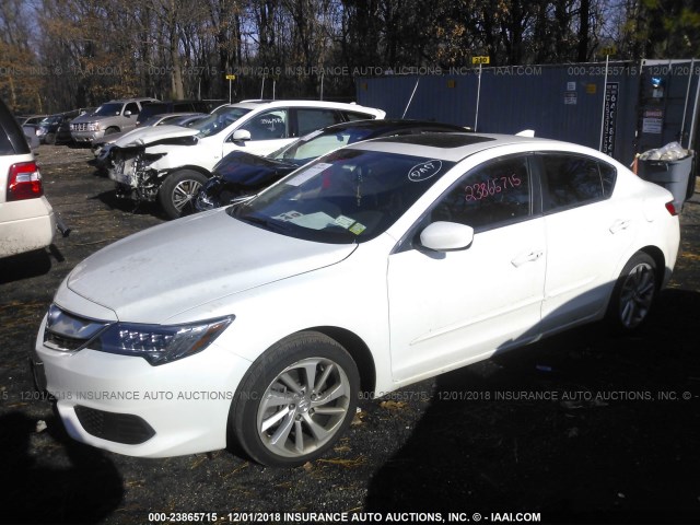 19UDE2F36HA009857 - 2017 ACURA ILX WATCH PLUS WHITE photo 2