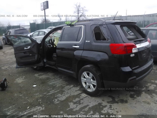 2GKALSEK4D6161986 - 2013 GMC TERRAIN SLE BLACK photo 3