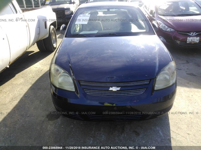 1G1AL18F687213217 - 2008 CHEVROLET COBALT LT BLUE photo 6