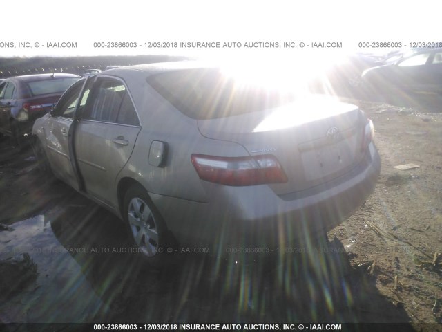 4T1BE46K98U239959 - 2008 TOYOTA CAMRY CE/LE/XLE/SE TAN photo 3