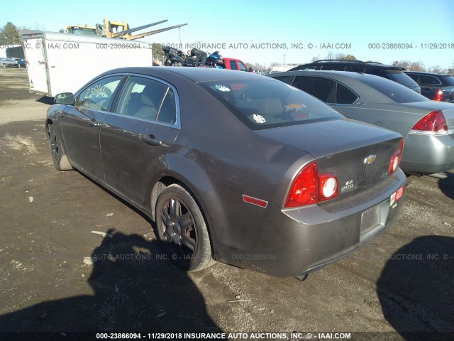 1G1ZC5E02AF253185 - 2010 CHEVROLET MALIBU 1LT GRAY photo 3