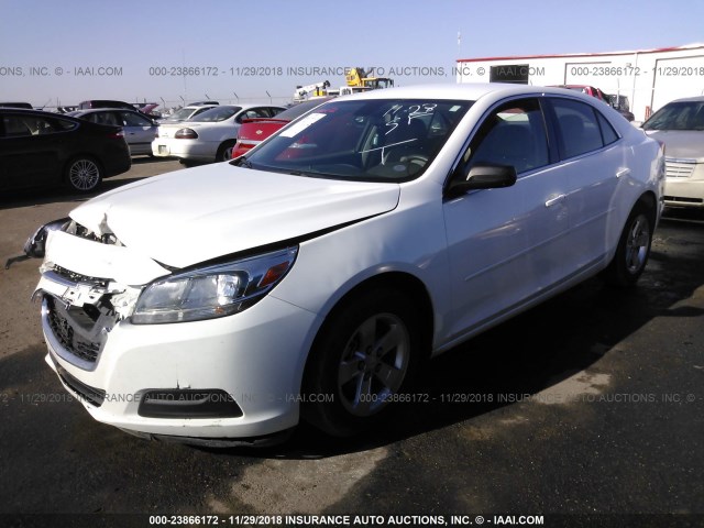 1G11B5SA3GF165185 - 2016 CHEVROLET MALIBU LIMITED LS WHITE photo 2