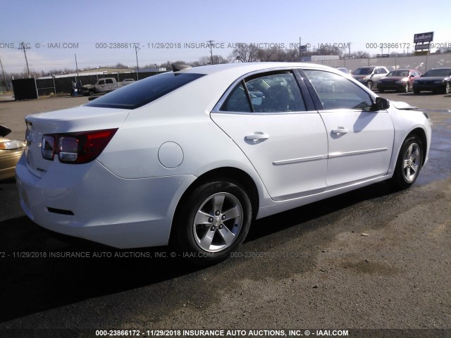 1G11B5SA3GF165185 - 2016 CHEVROLET MALIBU LIMITED LS WHITE photo 4