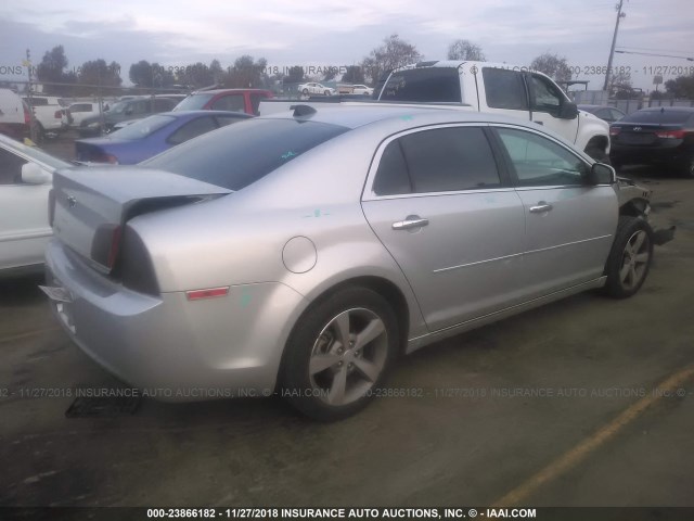 1G1ZD5E06CF351054 - 2012 CHEVROLET MALIBU 2LT SILVER photo 4