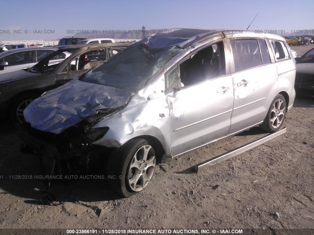 JM1CR29L890335239 - 2009 MAZDA 5 SILVER photo 2