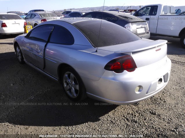 4B3AG52H14E137733 - 2004 DODGE STRATUS R/T SILVER photo 3