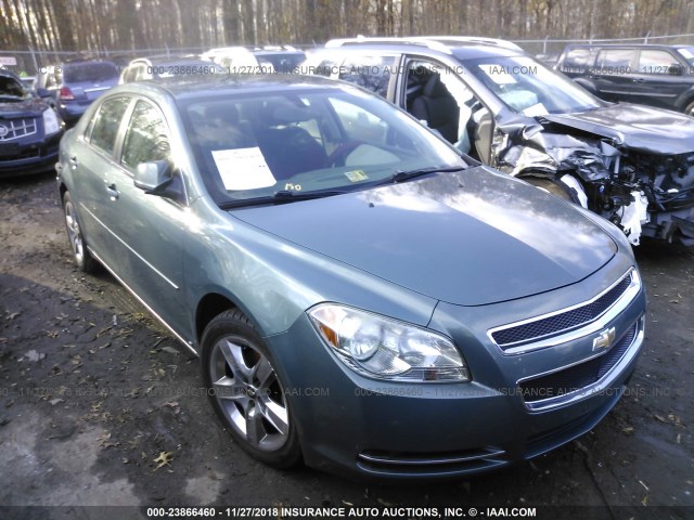 1G1ZH57B99F247248 - 2009 CHEVROLET MALIBU 1LT GREEN photo 1