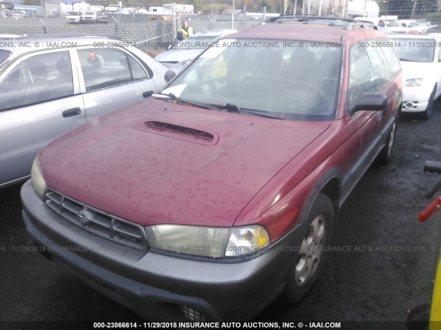 4S3BG6856W7631178 - 1998 SUBARU LEGACY 30TH ANN OUTBACK/LTD/SPT RED photo 2