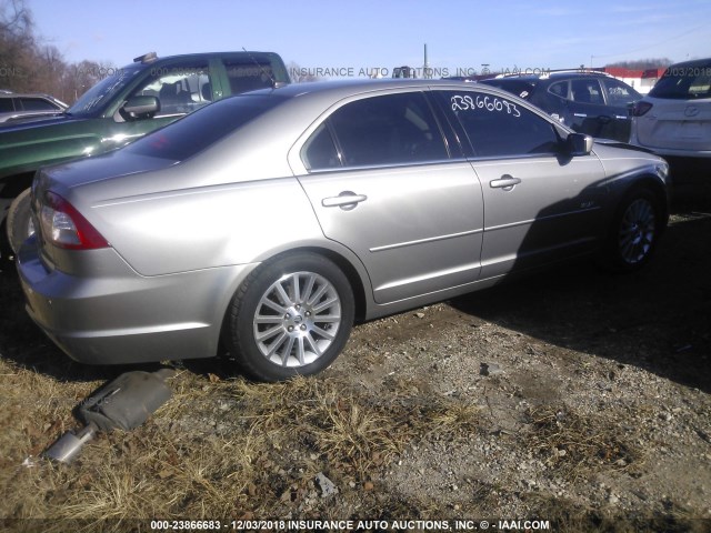 3MEHM08Z28R622961 - 2008 MERCURY MILAN PREMIER GRAY photo 4