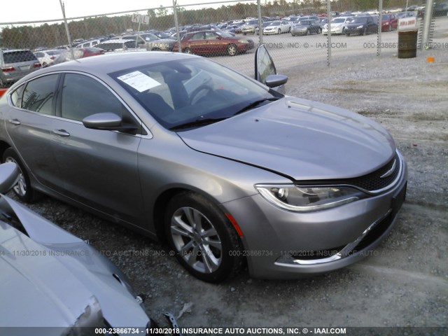 1C3CCCAB9FN636924 - 2015 CHRYSLER 200 LIMITED SILVER photo 1