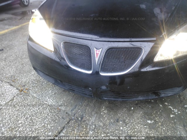 1G2ZG58N474231572 - 2007 PONTIAC G6 SE BLACK photo 6