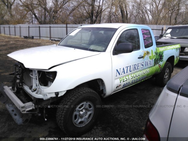 5TFTX4CN9DX028965 - 2013 TOYOTA TACOMA ACCESS CAB თეთრი ფოტო 2