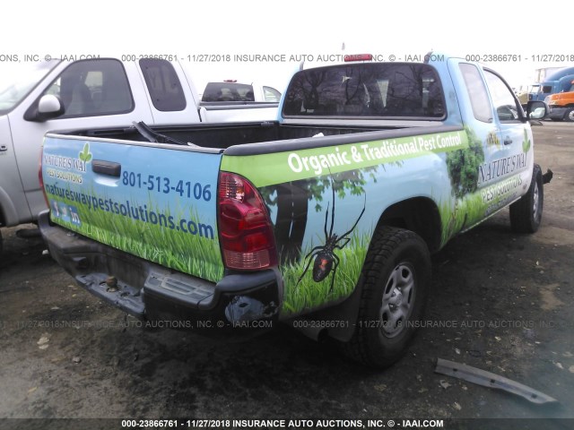 5TFTX4CN9DX028965 - 2013 TOYOTA TACOMA ACCESS CAB თეთრი ფოტო 4