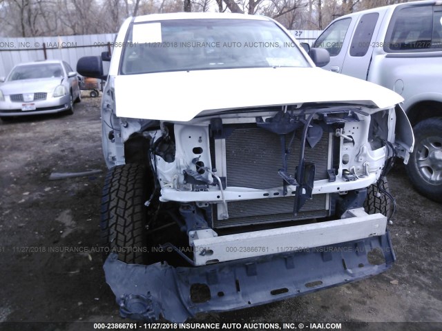 5TFTX4CN9DX028965 - 2013 TOYOTA TACOMA ACCESS CAB თეთრი ფოტო 6