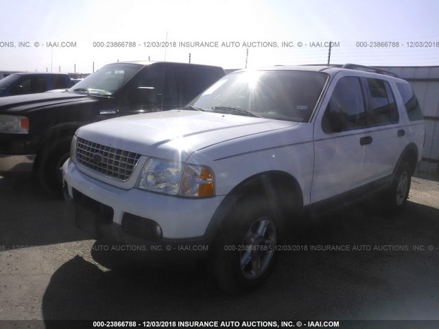 1FMZU63K03ZA59668 - 2003 FORD EXPLORER XLT/XLT SPORT/NBX WHITE photo 2