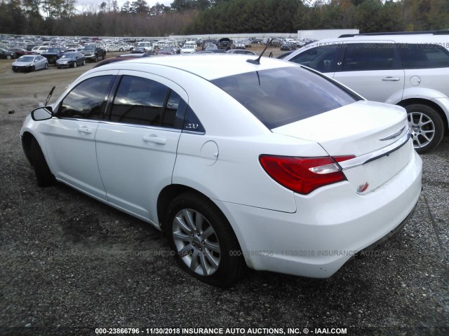 1C3CCBBB3DN579464 - 2013 CHRYSLER 200 TOURING WHITE photo 3