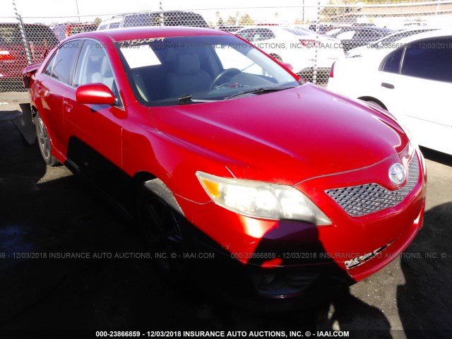 4T1BF3EK1AU046686 - 2010 TOYOTA CAMRY SE/LE/XLE 红色 照片 1