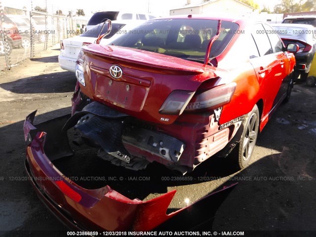4T1BF3EK1AU046686 - 2010 TOYOTA CAMRY SE/LE/XLE 红色 照片 4