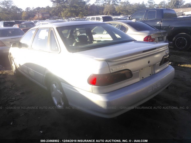 1FALP54P4SA259395 - 1995 FORD TAURUS SHO SILVER photo 3