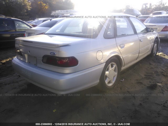 1FALP54P4SA259395 - 1995 FORD TAURUS SHO SILVER photo 4