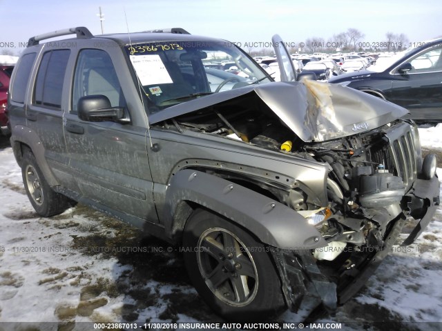 1J4GL38K96W168717 - 2006 JEEP LIBERTY RENEGADE TAN photo 1