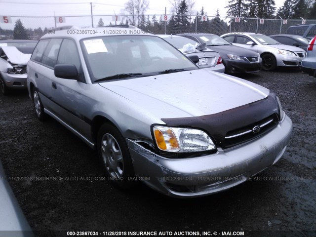 4S3BH635127306937 - 2002 SUBARU LEGACY L SILVER photo 1