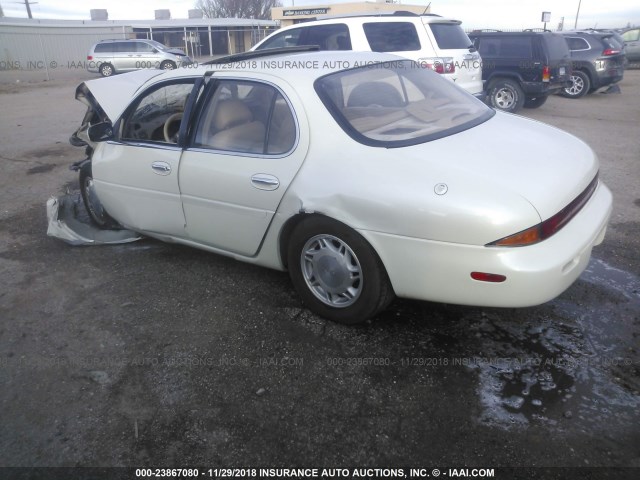 JNKAY21D2TM303979 - 1996 INFINITI J30 WHITE photo 3