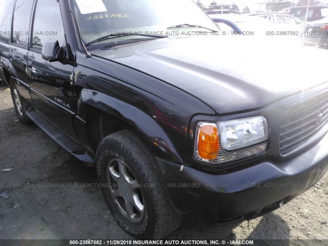 1GYEK13R7XR407099 - 1999 CADILLAC ESCALADE BLACK photo 1