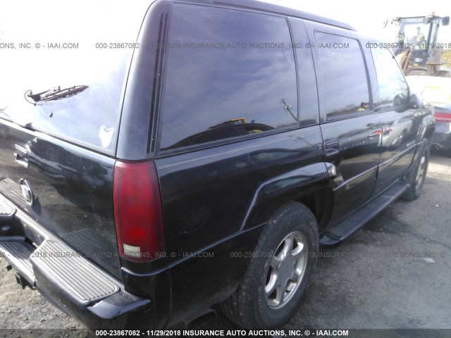 1GYEK13R7XR407099 - 1999 CADILLAC ESCALADE BLACK photo 4