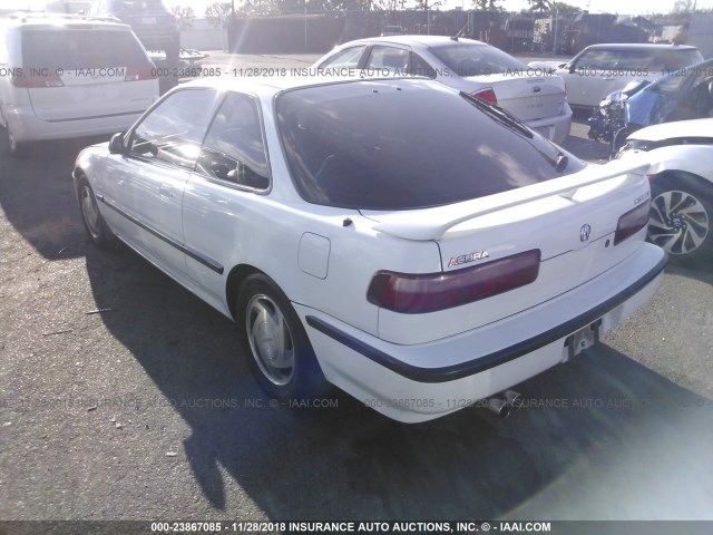 JH4DA9368MS013400 - 1991 ACURA INTEGRA GS WHITE photo 3