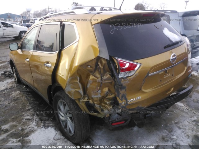 5N1AT2MV3EC782938 - 2014 NISSAN ROGUE S/SL/SV GOLD photo 6