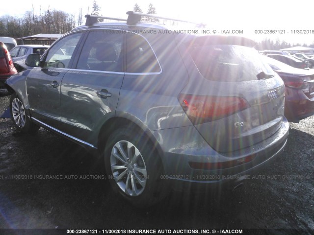 WA1LFAFP8DA094998 - 2013 AUDI Q5 PREMIUM PLUS GRAY photo 3