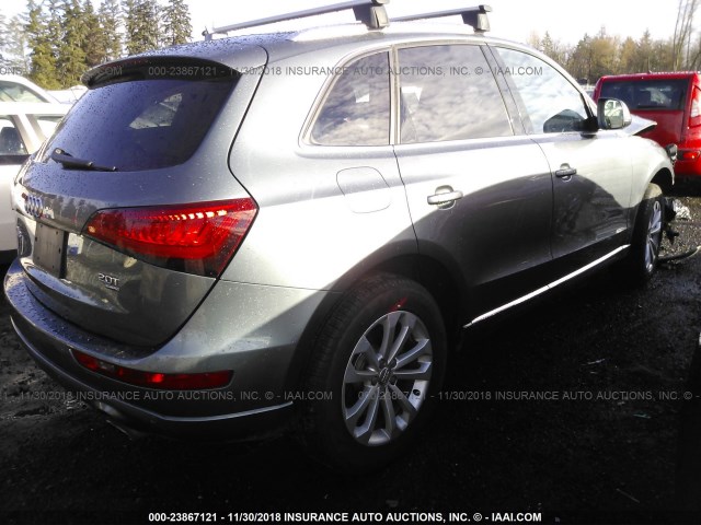 WA1LFAFP8DA094998 - 2013 AUDI Q5 PREMIUM PLUS GRAY photo 4